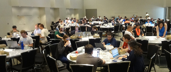 DrupalCon code sprint photo