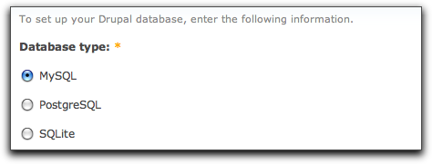 Drupal 7 DB options
