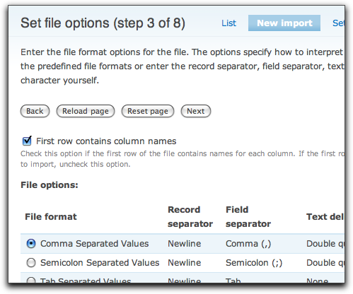 Node Import, Step 3