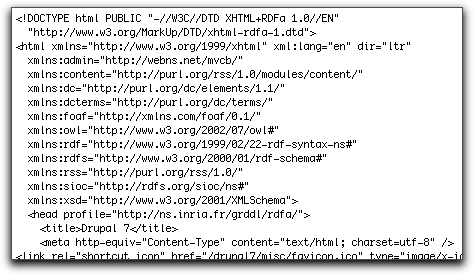 Drupal 7 RDFa