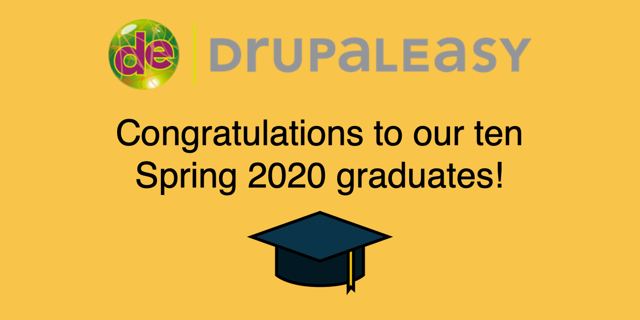 Congratulations image for DCO graduates