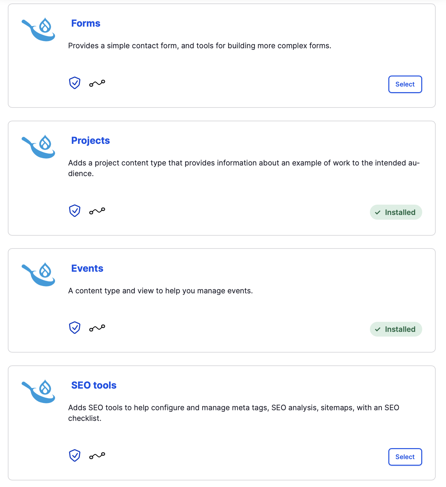 Partial display of recipes in Project Browser