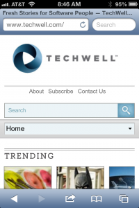 TechWell on mobile